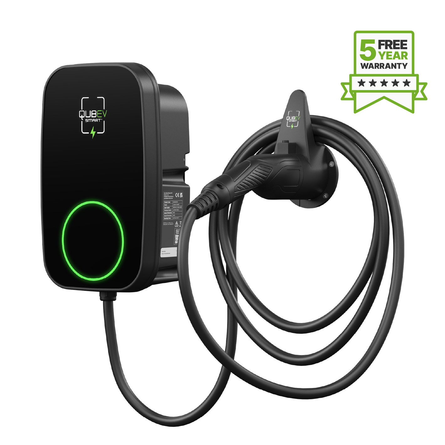 QUBEV¬†Smart | 22kW (3 Phase) | Tethered